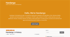 Desktop Screenshot of m.handango.com