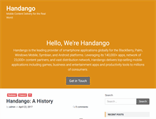 Tablet Screenshot of m.handango.com